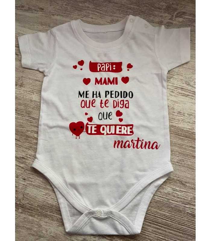 BODY DE BEBE PERSONALIZADO