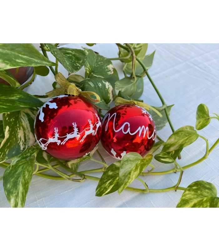 BOLAS DE NAVIDAD PERSONALIZADAS DE 6CM