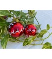BOLAS DE NAVIDAD PERSONALIZADAS DE 6CM