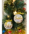 BOLAS DE NAVIDAD PERSONALIZADAS DE 6CM
