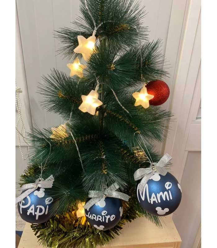 BOLAS DE NAVIDAD PERSONALIZADAS DE 6CM