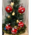 BOLAS DE NAVIDAD PERSONALIZADAS DE 6CM