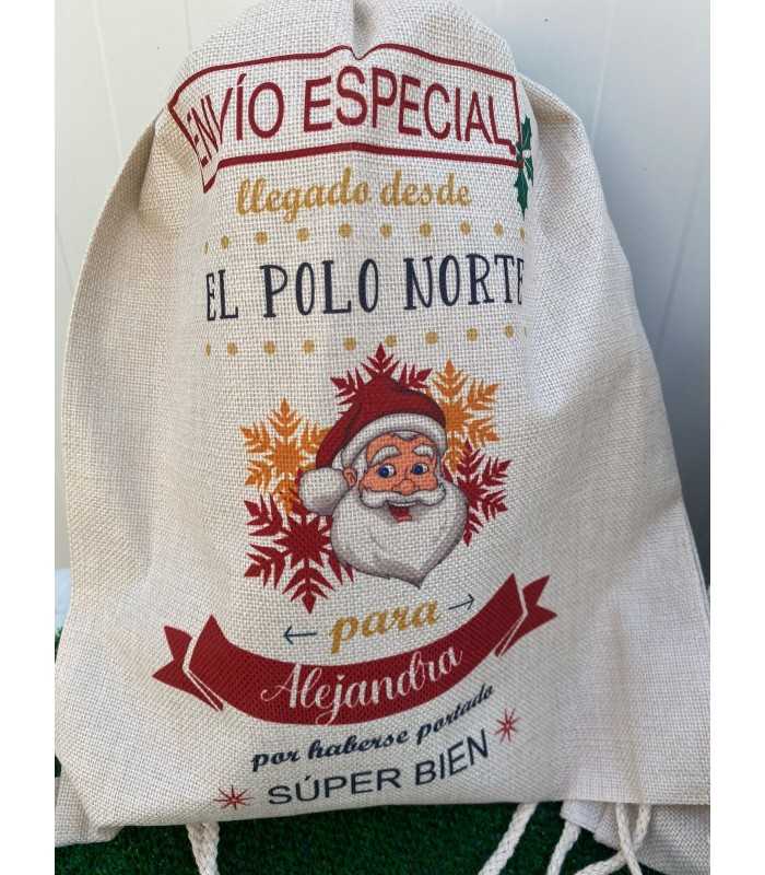 MOCHILA SACO DE PAPA NOEL Y REYES