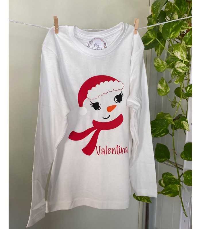 CAMISETAS DE NAVIDAD INFANTILES MANGA LARGA