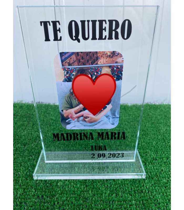 PLACA DE CRISTAL RECTANGULAR