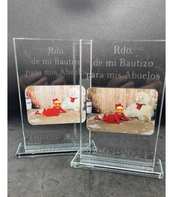 PLACA DE CRISTAL RECTANGULAR