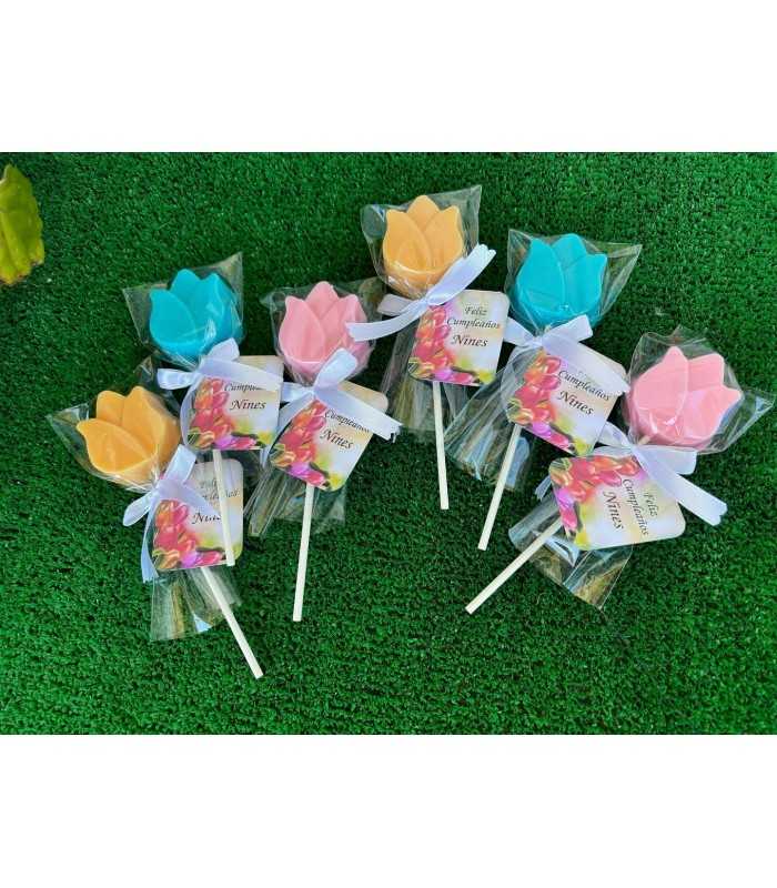 BROCHETAS DE TULIPÁN