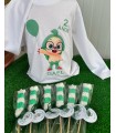 CAMISETA INFANTIL MANGA LARGA