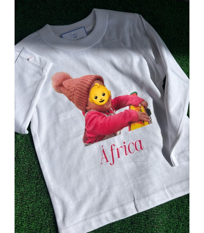 CAMISETA INFANTIL MANGA LARGA