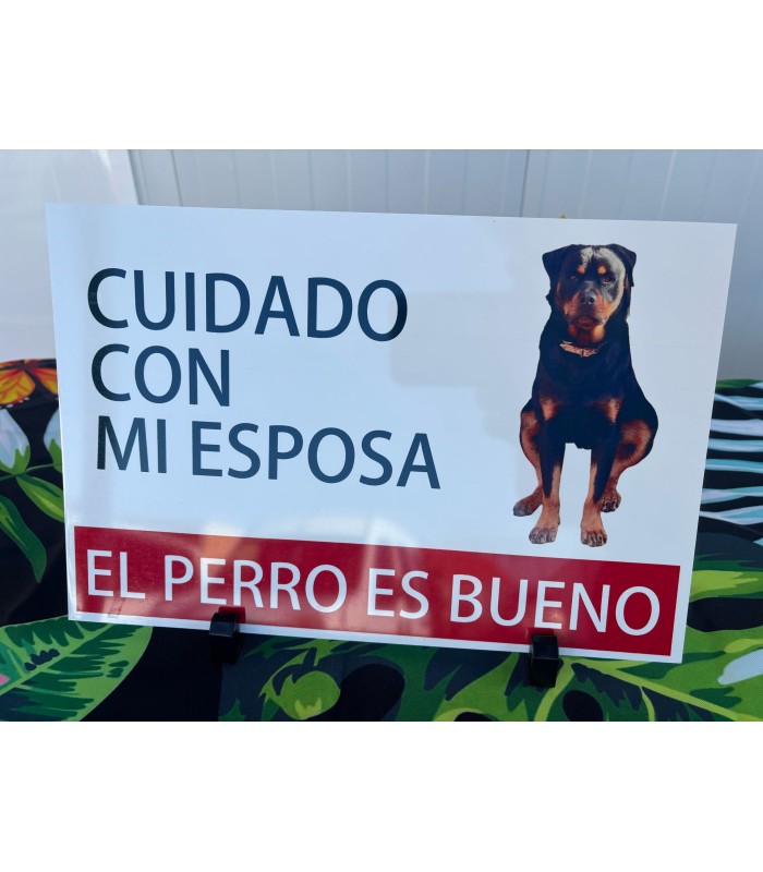 CUIDADO CON EL DUEÑO O EL PERRO