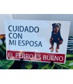 CUIDADO CON EL DUEÑO O EL PERRO
