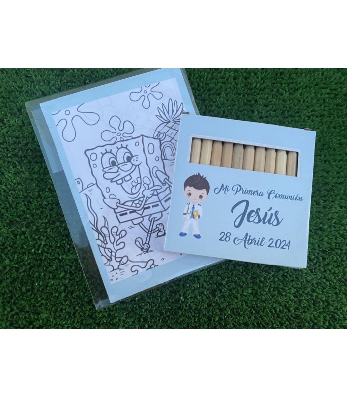 CAJITA DE PINTURAS PERSONALIZADA