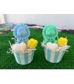 CUPCAKES DE JABÓN CON LEÓN