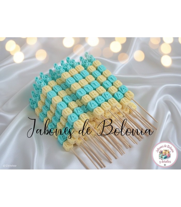 Nombre de Jabón en Brocheta Personalizado