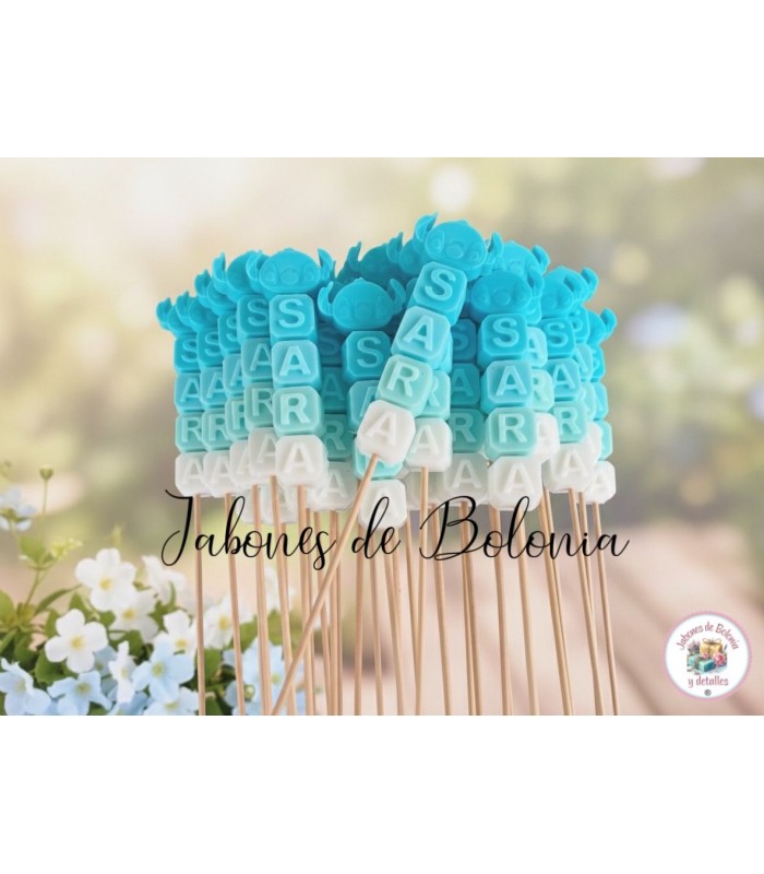 Nombre de Jabón en Brocheta Personalizado