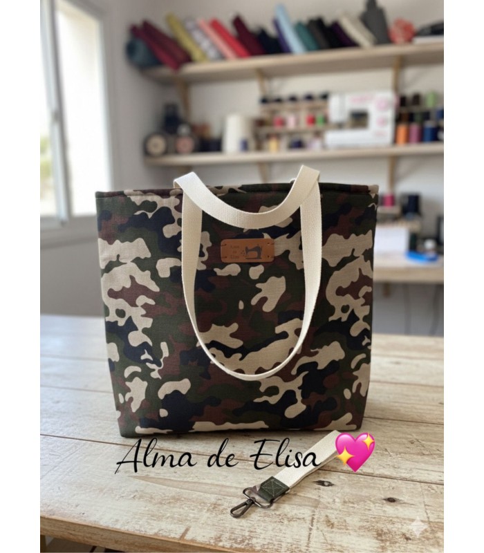 Bolso Maxi Bag Militar Acolchado | Alma de Elisa