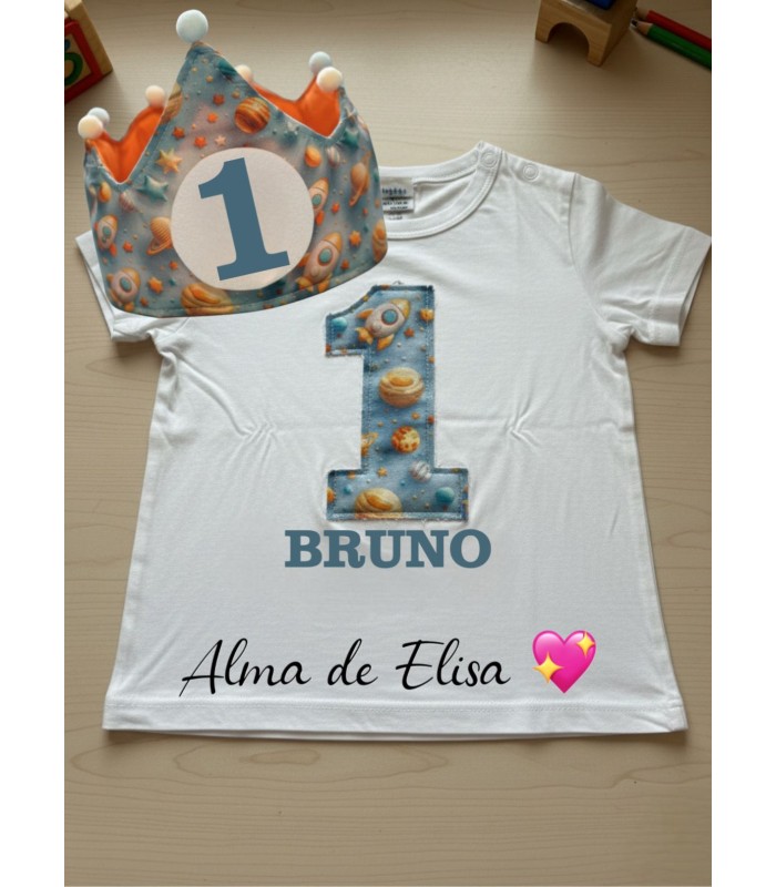 CONJUNTO DE CORONA DE CUMPLEAÑOS