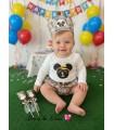 CONJUNTO DE CORONA DE CUMPLEAÑOS