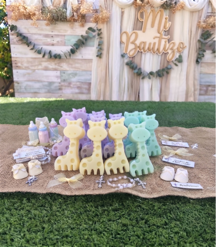 Jirafas de Jabón Personalizadas para Eventos