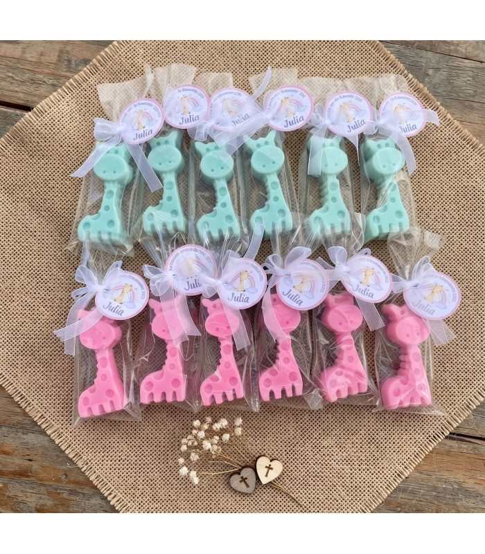 Jirafas de Jabón Personalizadas para Eventos
