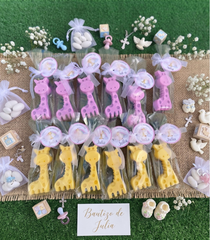 Jirafas de Jabón Personalizadas para Eventos