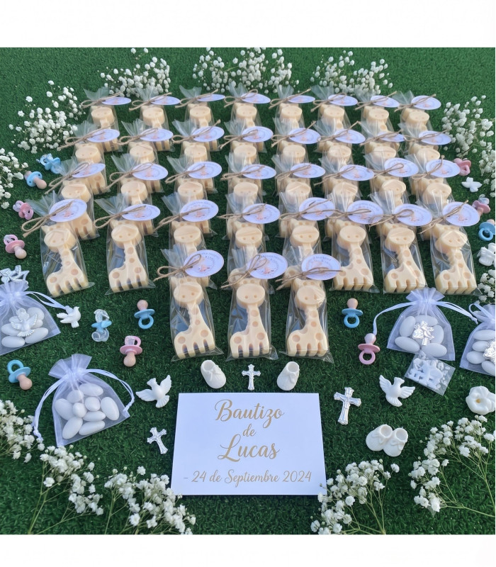 Jirafas de Jabón Personalizadas para Eventos