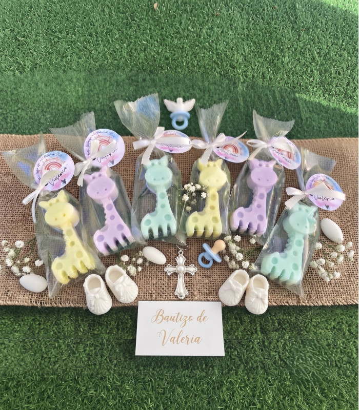 Jirafas de Jabón Personalizadas para Eventos