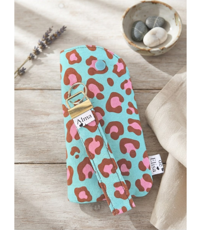 Funda de Gafas Acolchada con Llavero a Juego