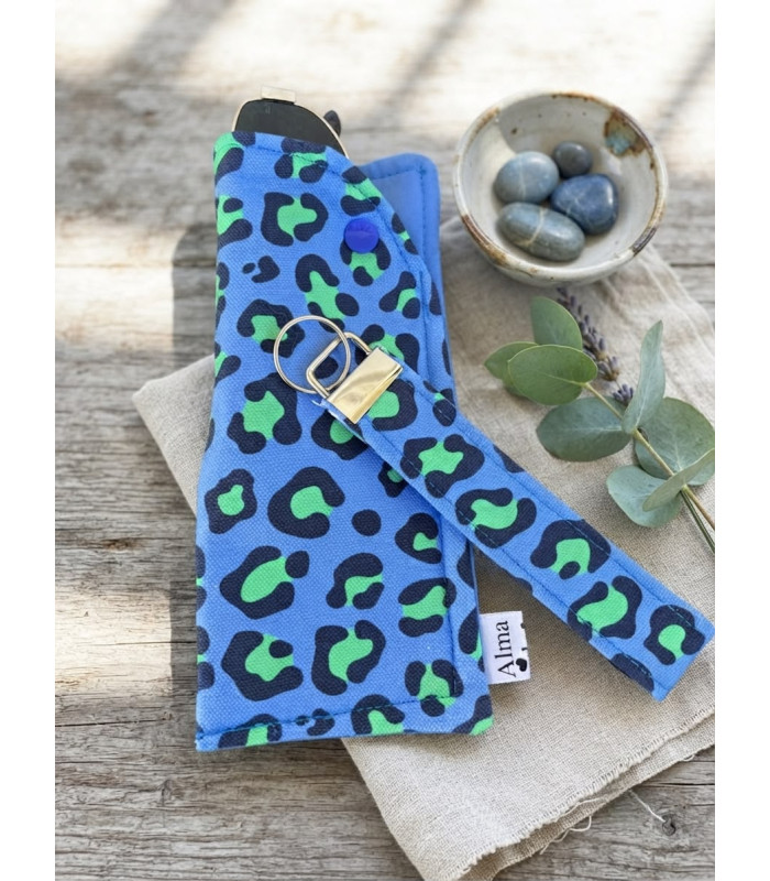 Funda de Gafas Acolchada con Llavero a Juego