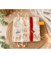 Juguete Sensorial Montessori de Tela Estampada con Animales