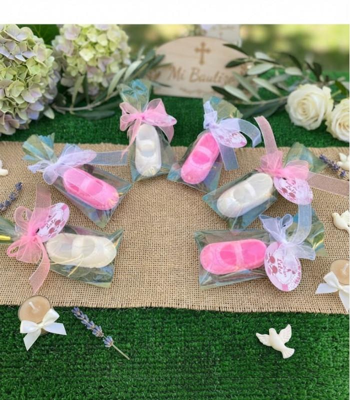 Zapatito Jabón de Bautizo y Baby Shower