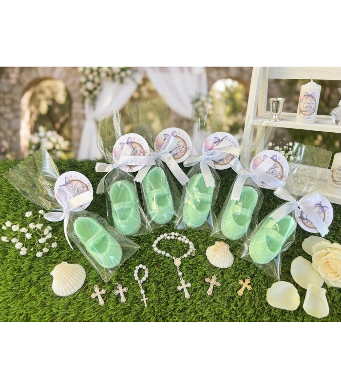 Zapatito Jabón de Bautizo y Baby Shower