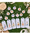 Llaveros de Fútbol Personalizados para Comunión, Boda y Eventos
