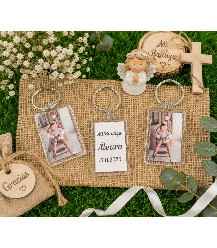 Llaveros de Metacrilato Personalizados con Foto para Eventos