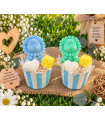 Cupcake de León Personalizado con Inicial