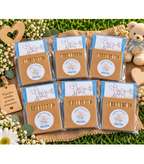 Cajita de Pinturas Personalizada con Láminas para Colorear