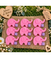 Elefante de Jabón con Inicial Personalizada para Eventos