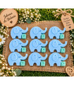 Elefante de Jabón con Inicial Personalizada para Eventos