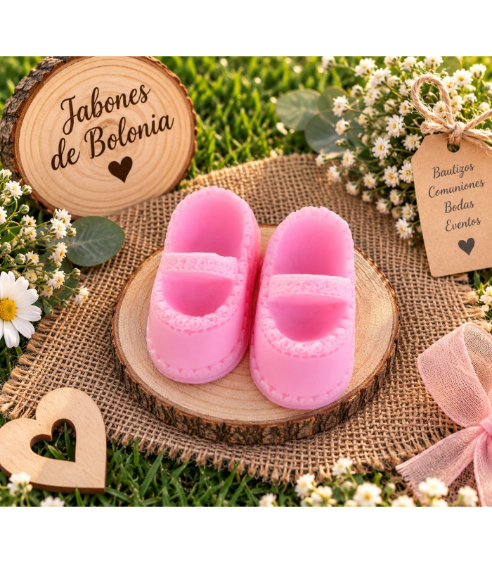 Zapatos de bebé de jabón – Detalles para bautizos, comuniones y eventos