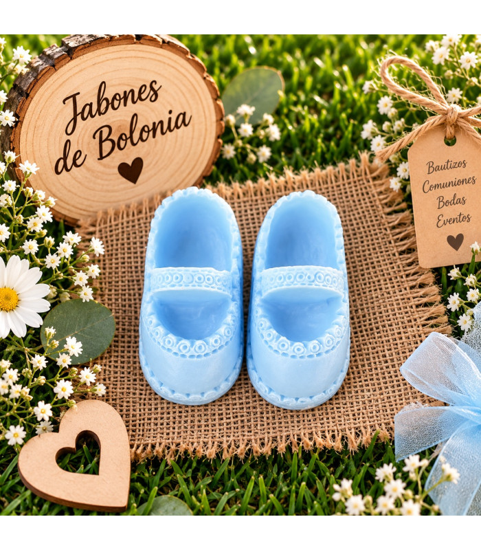 Zapatos de bebé de jabón – Detalles para bautizos, comuniones y eventos