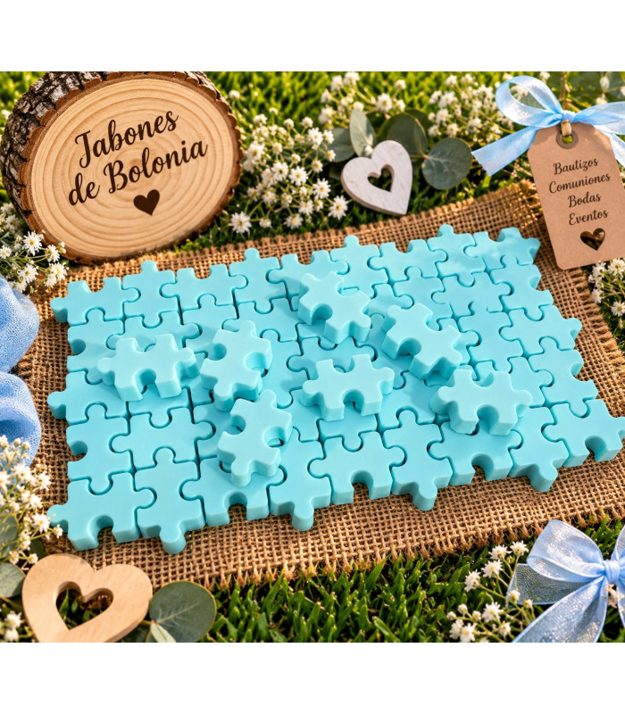 Puzzle de Jabón Personalizado con Nombre para Eventos