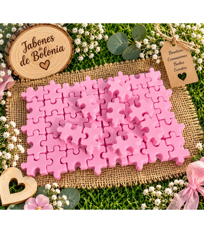 Puzzle de Jabón Personalizado con Nombre para Eventos