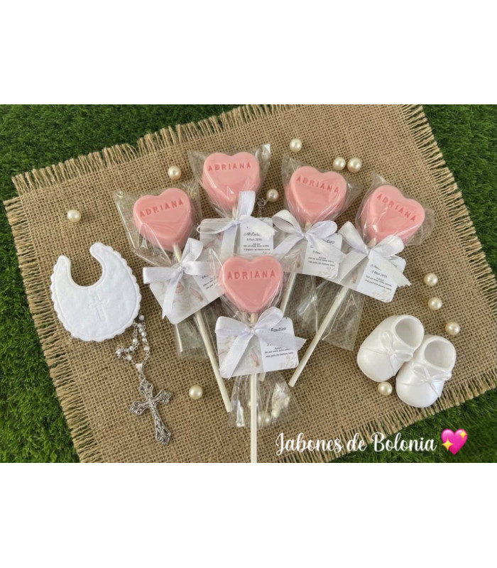 Corazón de Jabón Personalizado – Grabado o Sin Grabar para Eventos