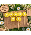 Margarita de jabón con palito personalizada para eventos