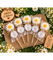 Margarita de jabón con palito personalizada para eventos