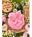 Angelito de jabón para bautizos, comuniones y eventos