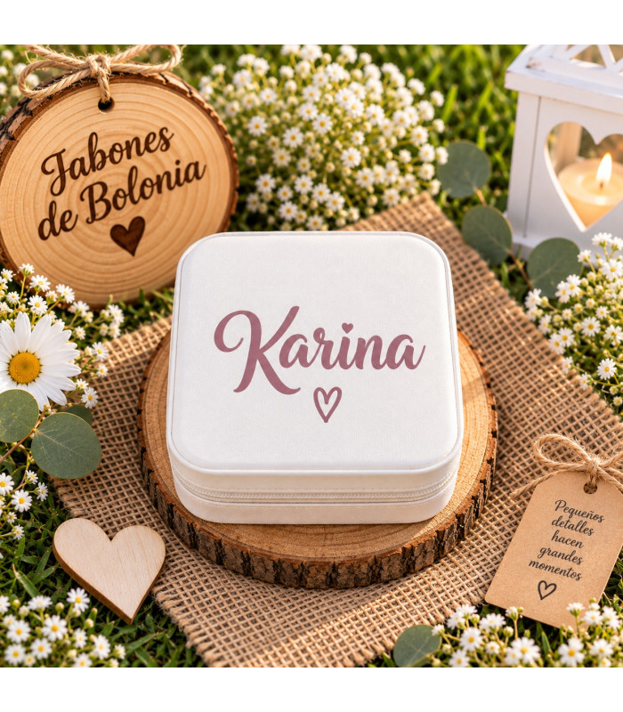 Joyero personalizado con nombre – regalo original y especial