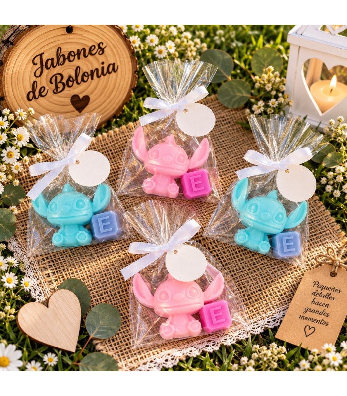 Stitch con inicial personalizada para eventos