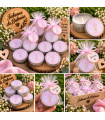 Vela en latita personalizada para bodas, bautizos y comuniones