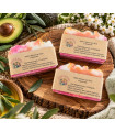 Jabón Natural de Aceite de Oliva y Aguacate para Piel Seca